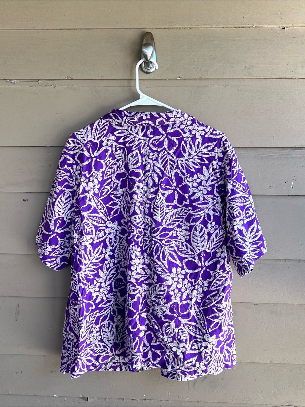 White Stag Floral Cotton Blend Button Down Shirt Size 3x Vacation Resortwear - Picture 4 of 4
